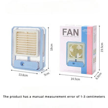 Cooling Fan Portable Mini Water Spray Fan 2-in-1 Electric Cooling Misting Fan