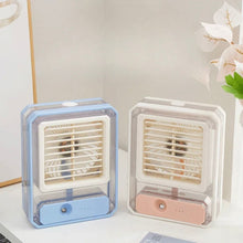 Cooling Fan Portable Mini Water Spray Fan 2-in-1 Electric Cooling Misting Fan